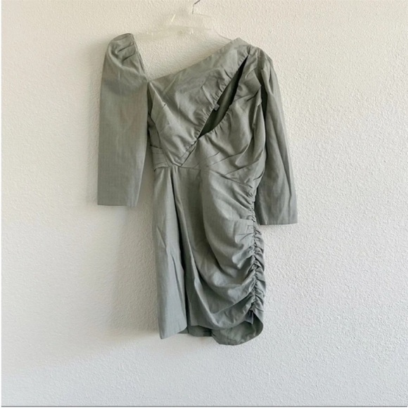 Atoir Perfect Places Asymmetrical Mini Dress Green - Picture 6 of 8